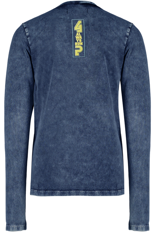 4President Jongens Longsleeve Maas - Navy — detailfoto 2