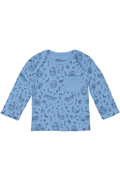 4President Jongens Longsleeve Jens - Captain's Blue Aop