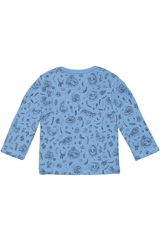 4President Jongens Longsleeve Jens - Captain's Blue Aop — detailfoto 2